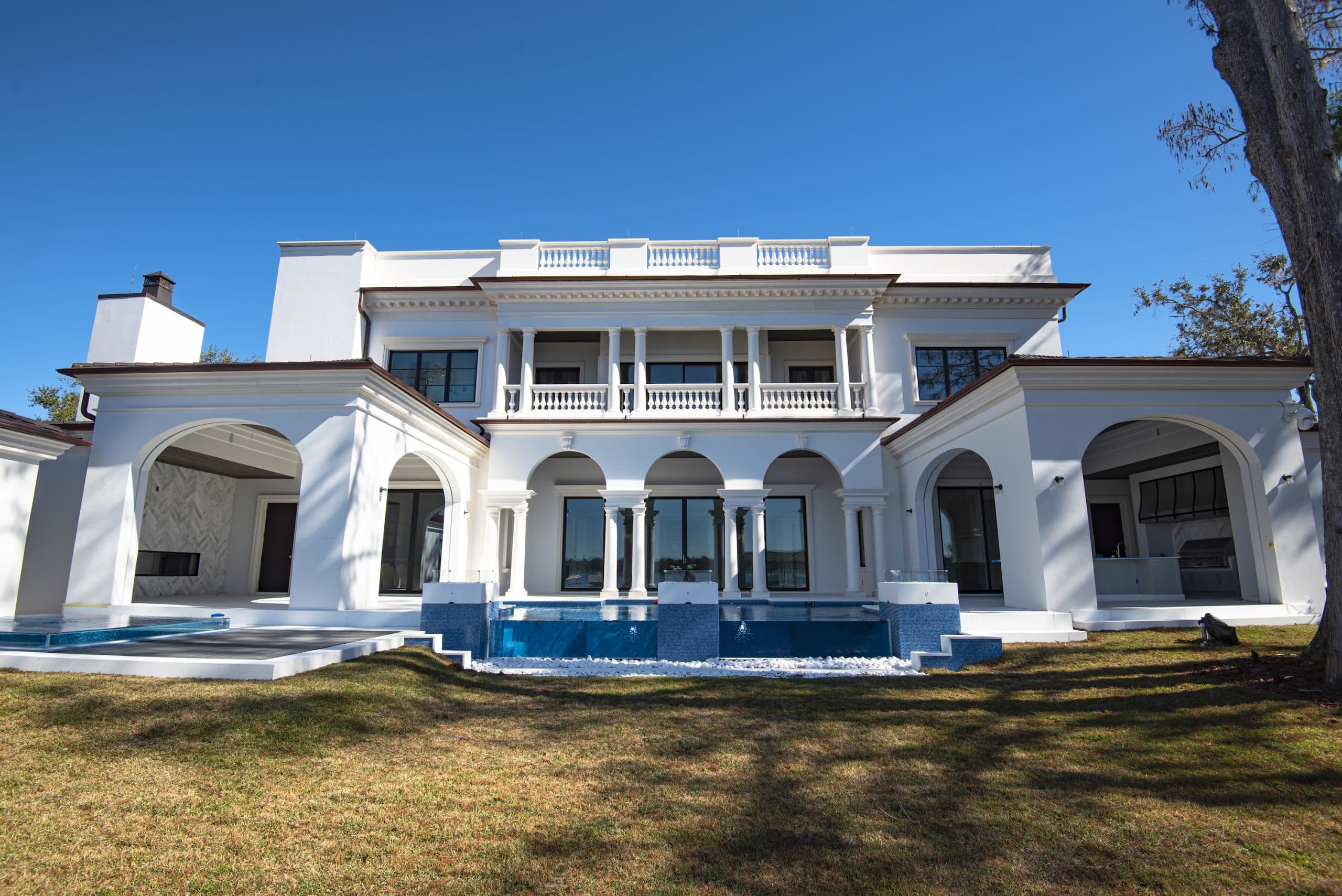 Custom home exterior